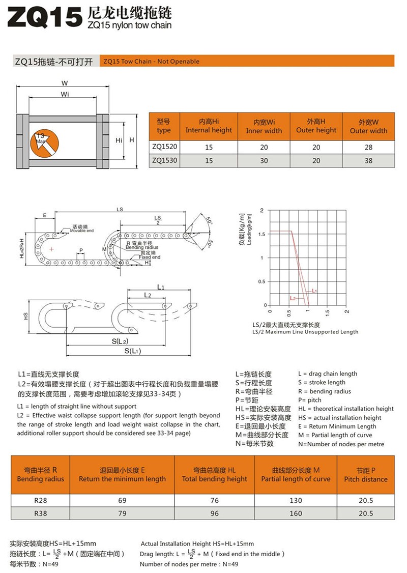 ZQ微型系列拖鏈