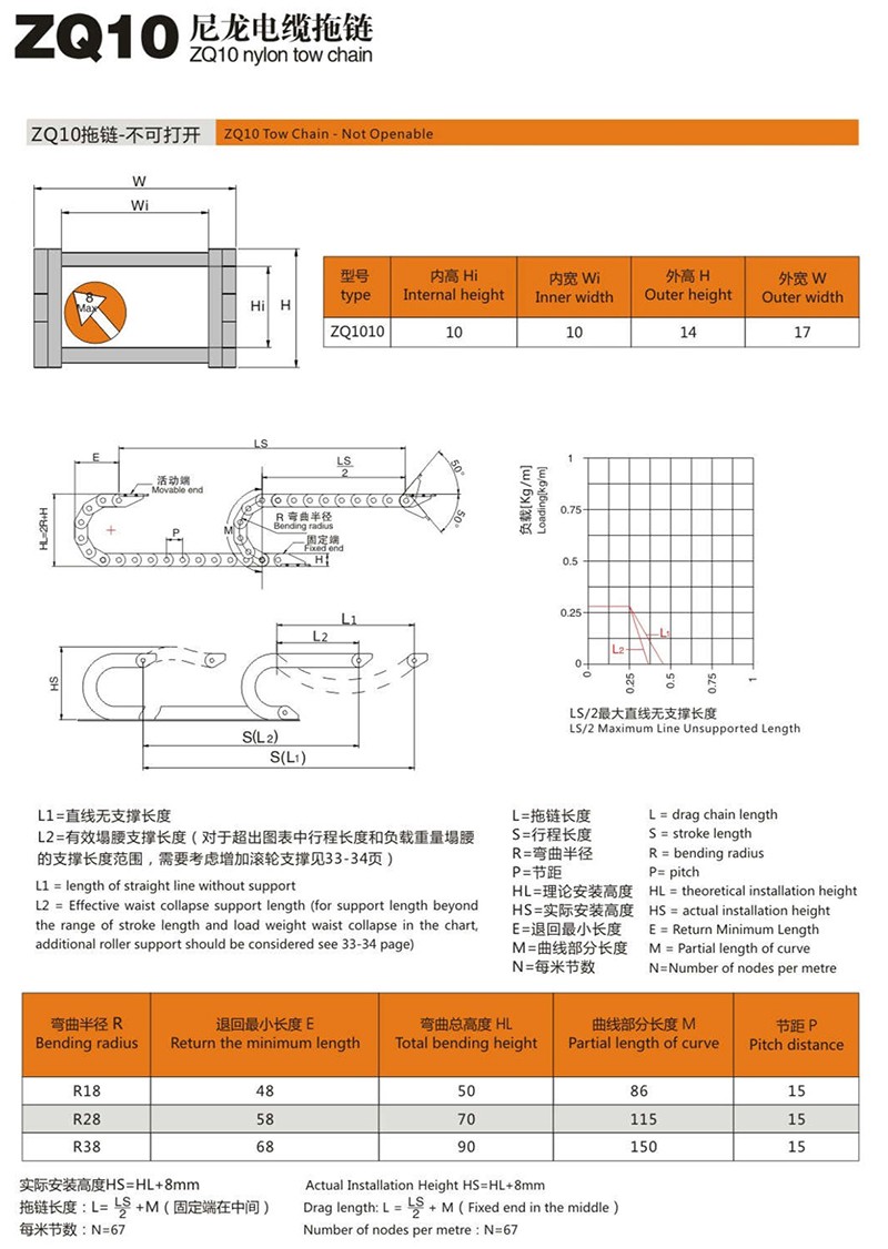 ZQ微型系列拖鏈