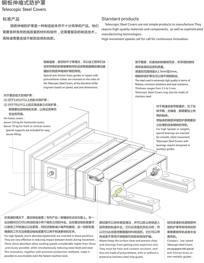 鋼板伸縮式防護(hù)罩1